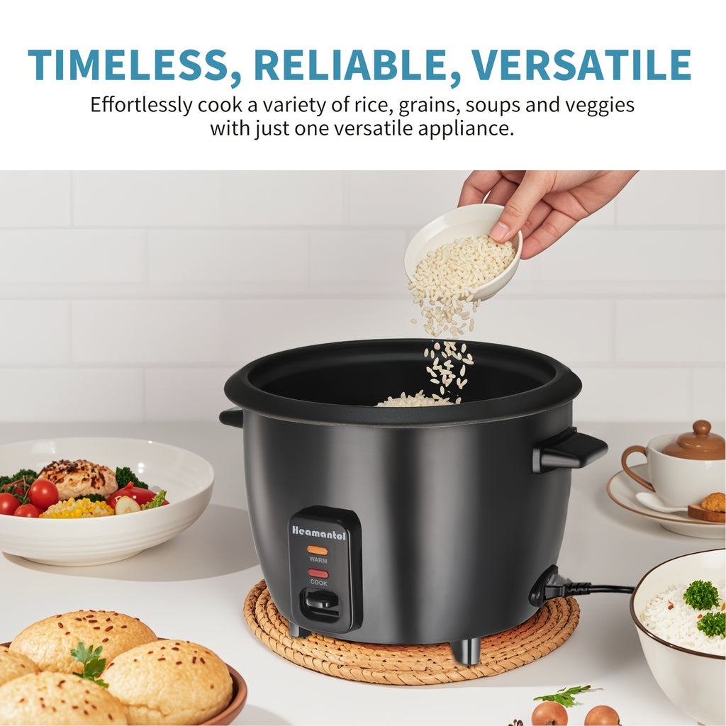 A Rice Cooker Featuring a Detachable Nonstick Pot, It Also Functions As a Yogurt Maker with an Automatic Keep Warm Feature. It Has a Large Capacity of 6 Cups When Cooked (1.5 Quarts) And 3 Cups When Uncooked. This One-Touch Operation Grain Cooker Se