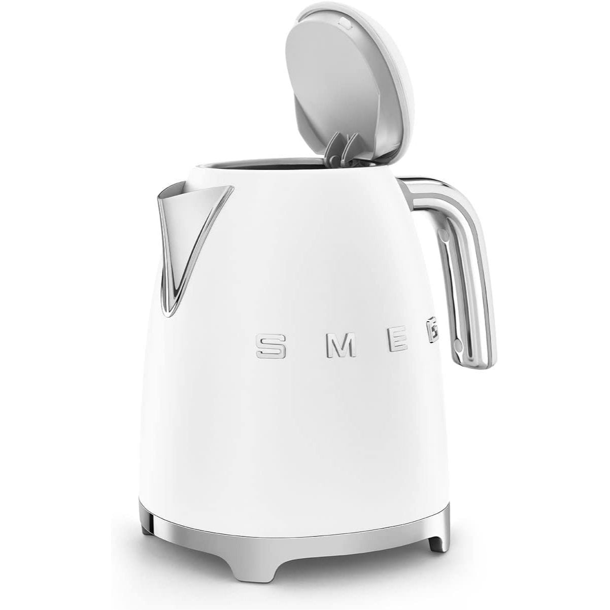 SMEG KLF03 7 Cup Electric Water Kettle, Retro-Style Matte, White