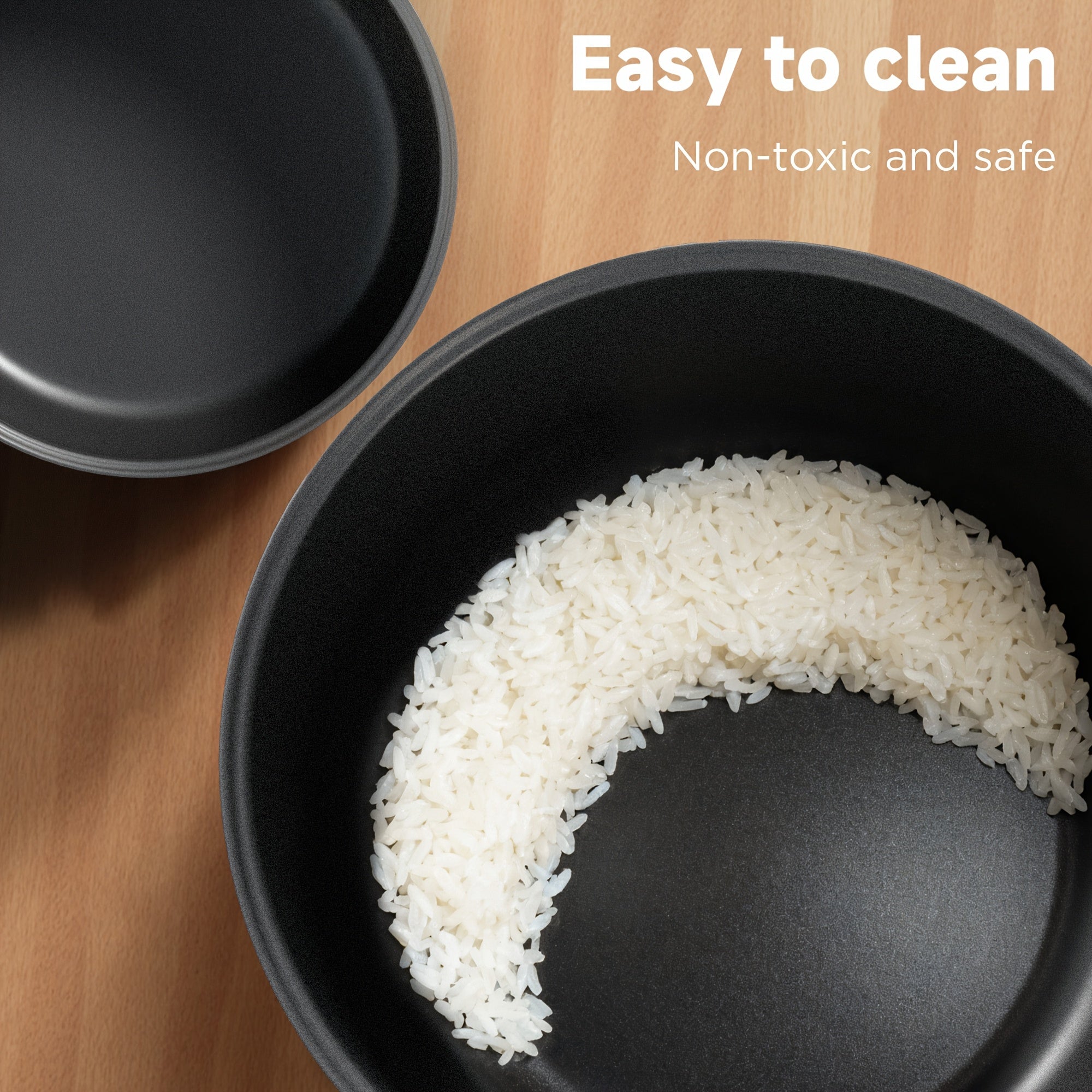 MOOSUM 10-Cup (Uncooked)\u002F20-Cup (Cooked) Electric Rice Cooker with Steamer & Auto Warmer, Stainless Steel Japanese Sushi Rice Maker, One-Touch Operation, 800W Fast Cooker for Asian Cuisine, Soup, Porridge, Multi-Cooker ( Plug)
