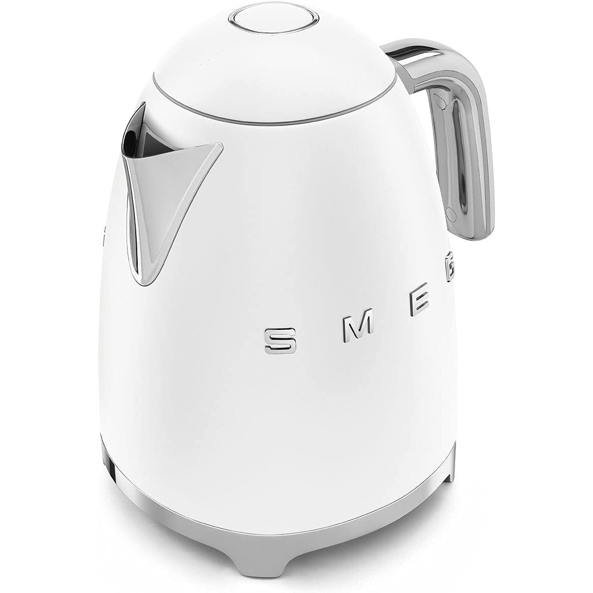 SMEG KLF03 7 Cup Electric Water Kettle, Retro-Style Matte, White