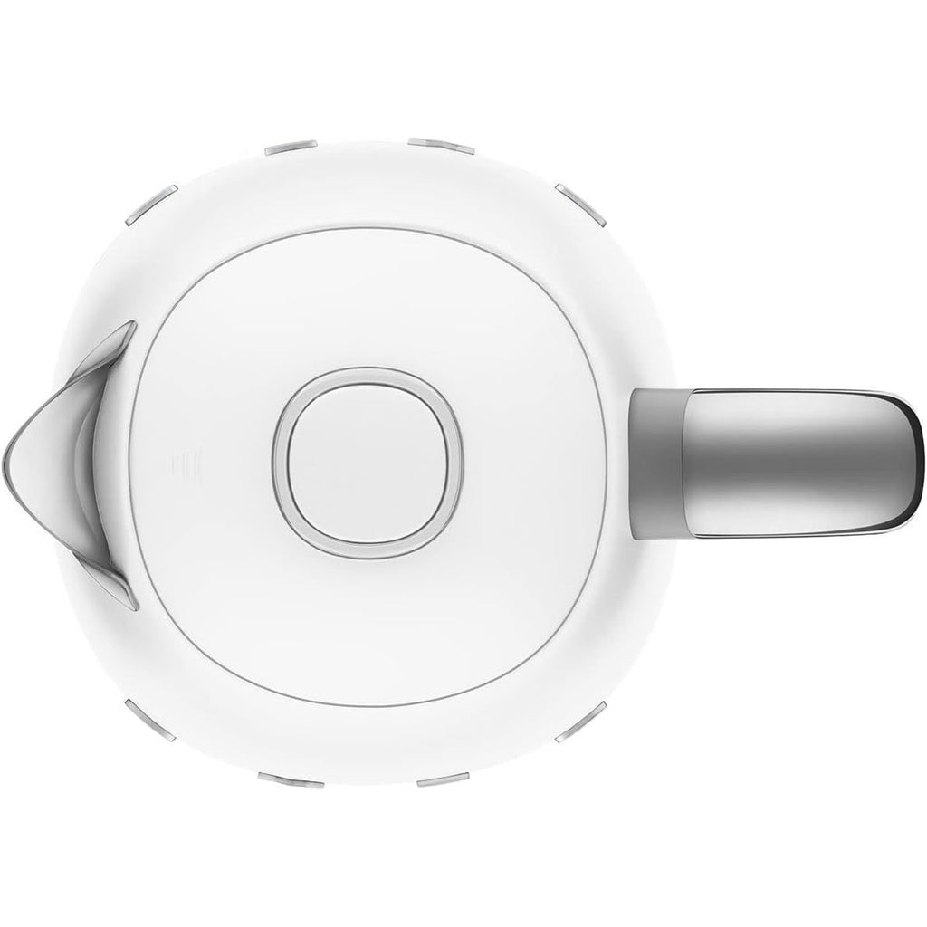 SMEG KLF03 7 Cup Electric Water Kettle, Retro-Style Matte, White