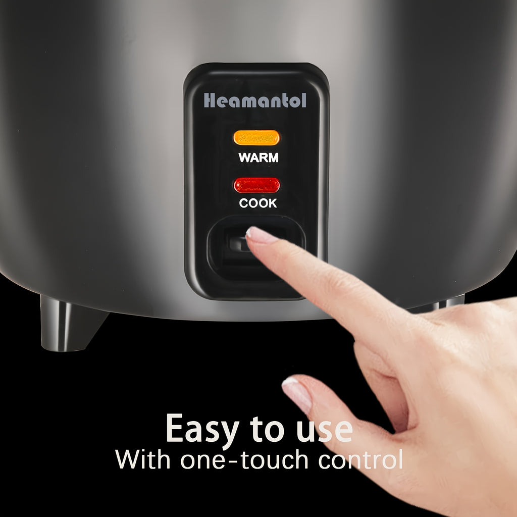 A Rice Cooker Featuring a Detachable Nonstick Pot, It Also Functions As a Yogurt Maker with an Automatic Keep Warm Feature. It Has a Large Capacity of 6 Cups When Cooked (1.5 Quarts) And 3 Cups When Uncooked. This One-Touch Operation Grain Cooker Se