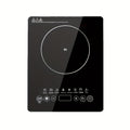 Portable Induction Cooktop Countertop Burner of Black Crystal Touch Panel, Electric Stove Burners for Cooking, Portable Stove, Hot Plates for Cooking, Electric Single Burner